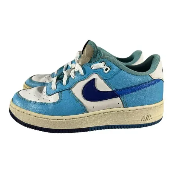 Nike Air Force 1 Photo University Blue Sneakers Size 6Y Women’s 8 DZ2660-100 - Picture 4 of 8
